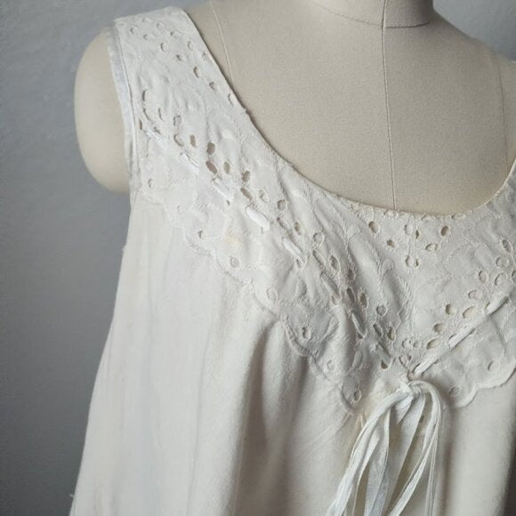 JOSEFA 70's Boho Bridal Eyelet Ruffle Folk Style Prairie dress with shawl/cape