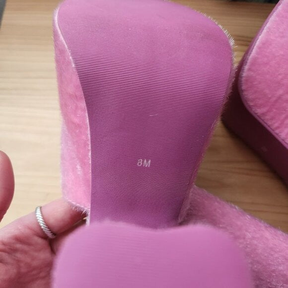 DOLLS KILL X CARE BEARS Ball Of Fluff Platform Shoes pink size 8