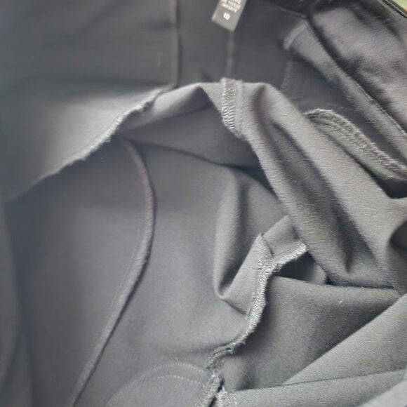 EILEEN FISHER Cuffed Dress slacks wool blend in black size 10