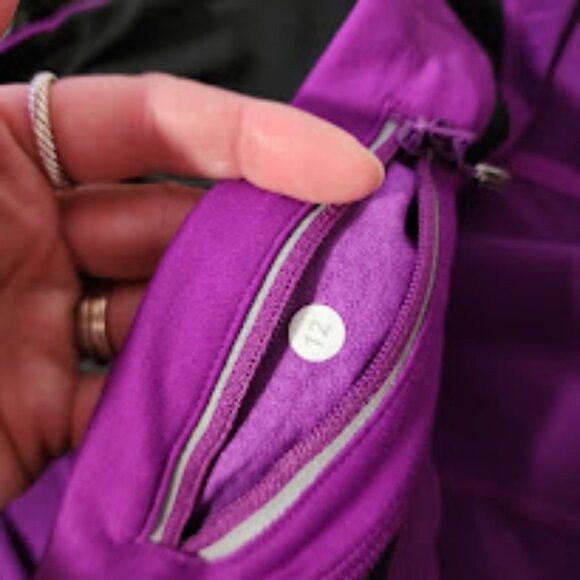 LULULEMON Groovy Run Shorts Bonded Tender Violet size 12