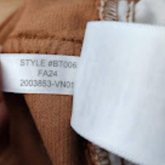 J.CREW Corduroy Full-length Essential Straight Pants in tobacco size 30