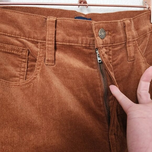 J.CREW Corduroy Full-length Essential Straight Pants in tobacco size 30