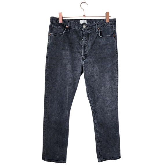 CITIZENS OF HUMANITY Premium Vintage Charlotte high rise straight jean black 31