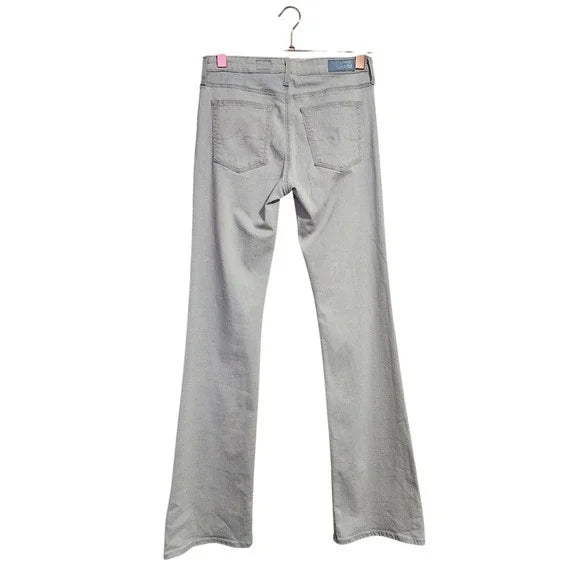 AG ADRIANO GOLDSCHMIED Angel Bootcut Jeans Light Grey ASHW119 Size 27 NWT $215
