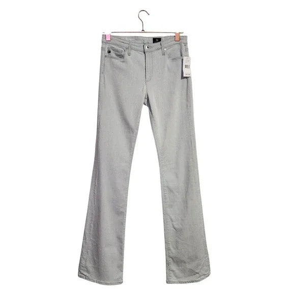 AG ADRIANO GOLDSCHMIED Angel Bootcut Jeans Light Grey ASHW119 Size 27 NWT $215