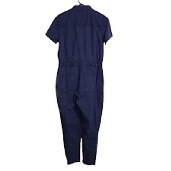 OUTERKNOWN S.E.A. Suit Jumpsuit Navy Short Sleeve Utility Coverall Size S NWT