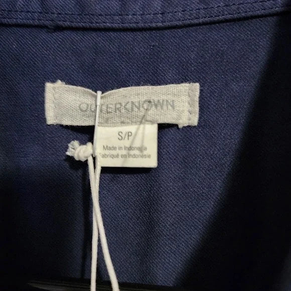 OUTERKNOWN S.E.A. Suit Jumpsuit Navy Short Sleeve Utility Coverall Size S NWT