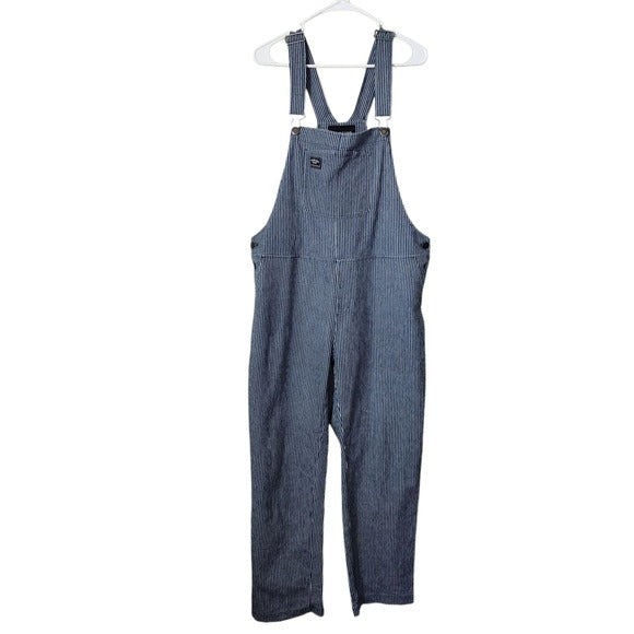 WILDFANG workwear collection Essential overall in stripe denim XL