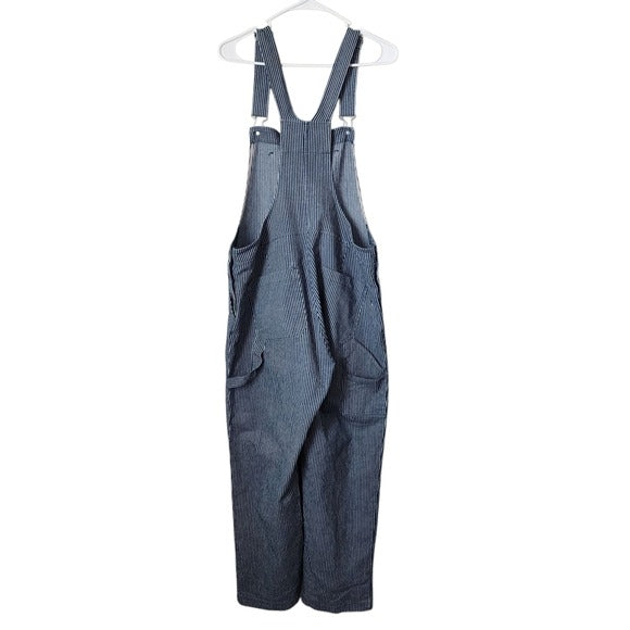 WILDFANG workwear collection Essential overall in stripe denim XL