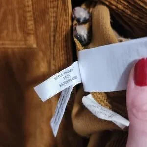 MADEWELL Corduroy Yorkway Shirt Jacket in Butterscotch Brown Size S