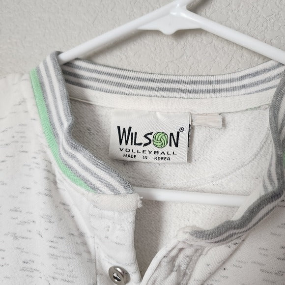 WILSON VOLLEYBALL x VINTAGE 80's heather grey graphic sweatshirt