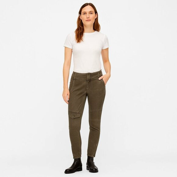 BRUNELLO CUCINELLI Skinny Cargo Knee Pocket pants utilitary pant size 2