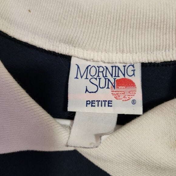 MORNING SUN hummingbird gardening tee collard tee shirt 90's