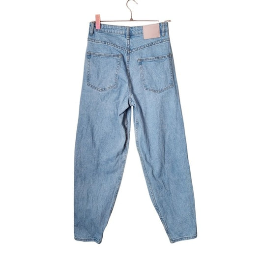 ZGY DENIM classic Blue Denim Jeans high rise straight leg 26