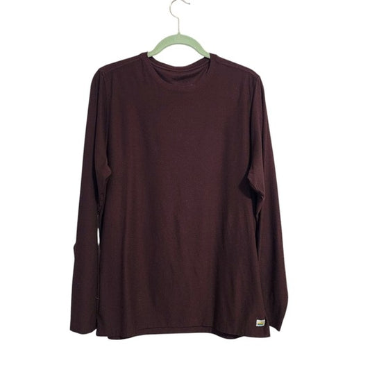 VUORI Men's brown Long Sleeve Shirt dream knit