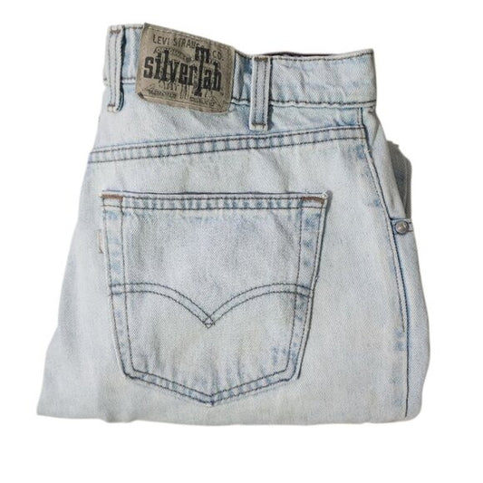 LEVIS VINTAGE made in USA Loose Fit Silver Tab jeans light wash 36x32