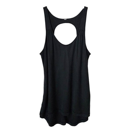 LULULEMON Peace of Mind Tank top tencel grey/washed black