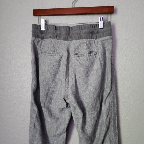 ATHLETA Cabo linen jogger in heather grey resortwear size 2