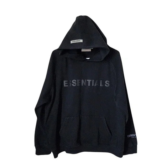 ESSENTIALS x PacSun Fear of God Black Pullover Hoodie Size L
