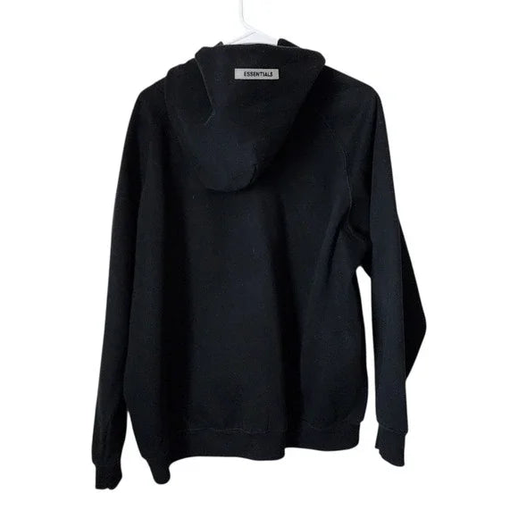 ESSENTIALS x PacSun Fear of God Black Pullover Hoodie Size L