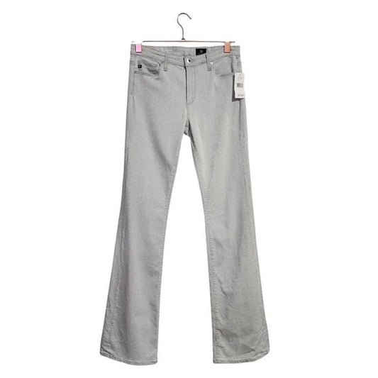 AG ADRIANO GOLDSCHMIED Angel Bootcut Jeans Light Grey ASHW119 Size 27 NWT $215