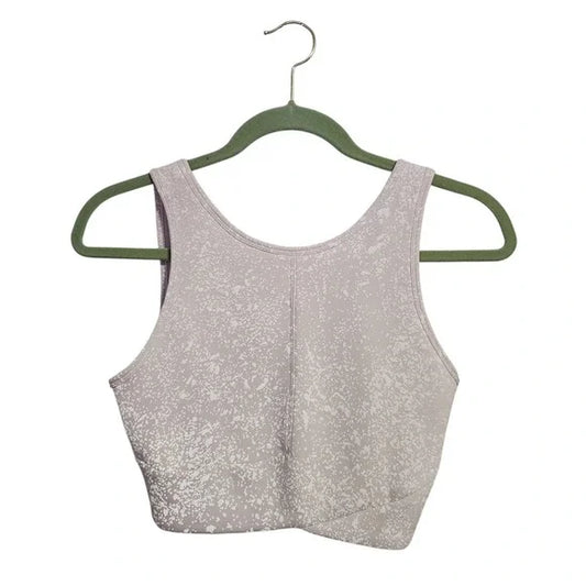 LULULEMON Energetic Edge Cropped Tank 360 Reflectivity Size 6