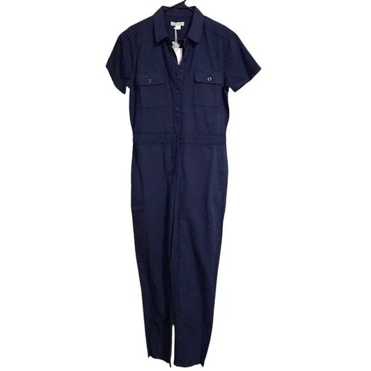 OUTERKNOWN S.E.A. Suit Jumpsuit Navy Short Sleeve Utility Coverall Size S NWT