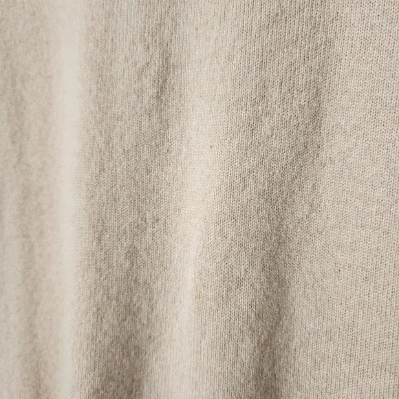 TSE CASHMERE crewneck pull over knit short sleeve shirt in nude