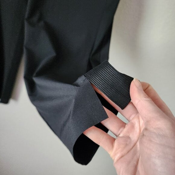 ATHLETA Brooklyn Ankle Pant in black travel wear athleisure pants size 12