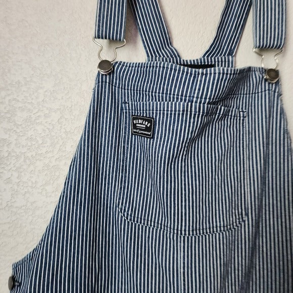 WILDFANG workwear collection Essential overall in stripe denim XL