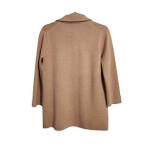 J.CREW Sophie Open-Front Sweater Blazer Tan Camel Knit Jacket Size XS