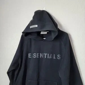 ESSENTIALS x PacSun Fear of God Black Pullover Hoodie Size L